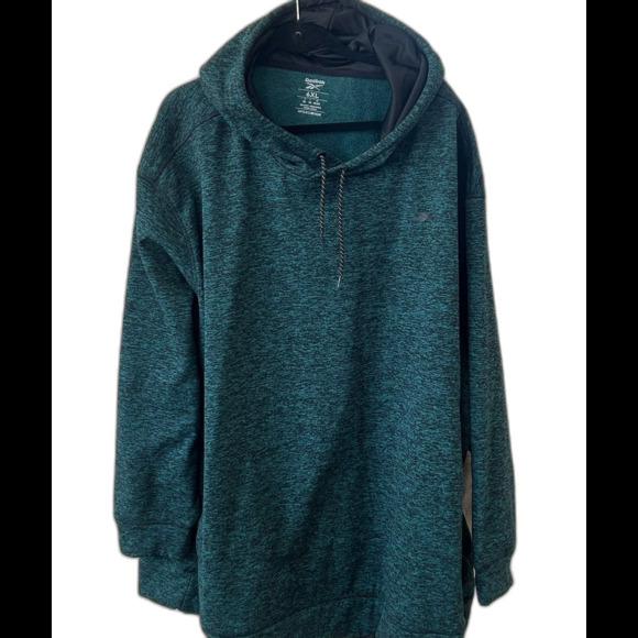 Reebok Sweatshirt Men's Size 6 XL Color Gray  Speedwick Pullover Hoodie - Picture 1 of 9